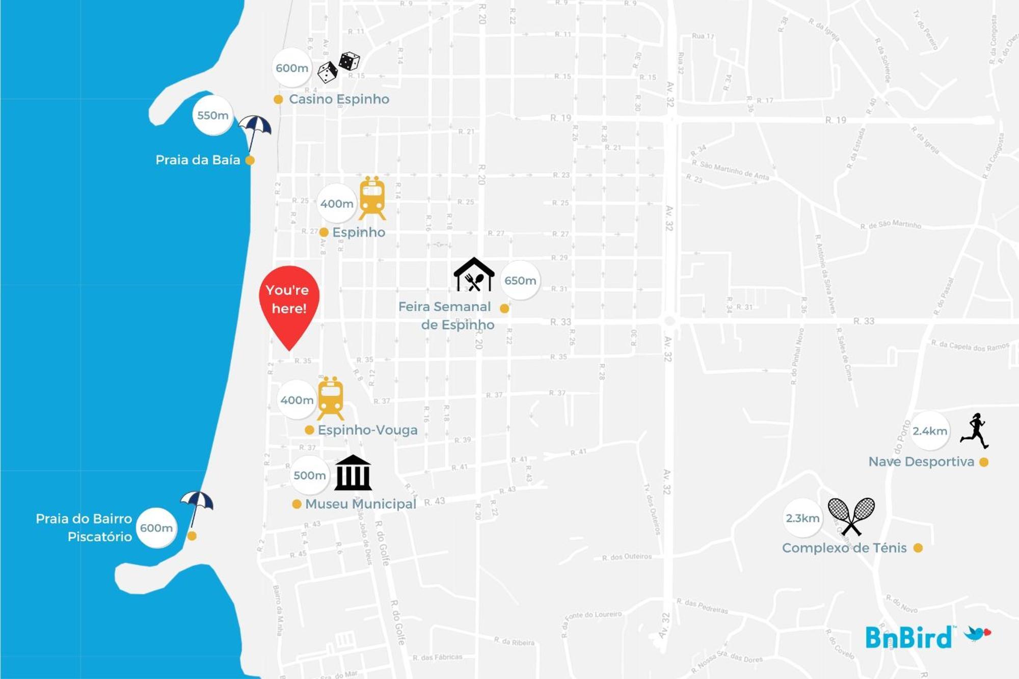 Espinho Beach 4 Stays Экстерьер фото